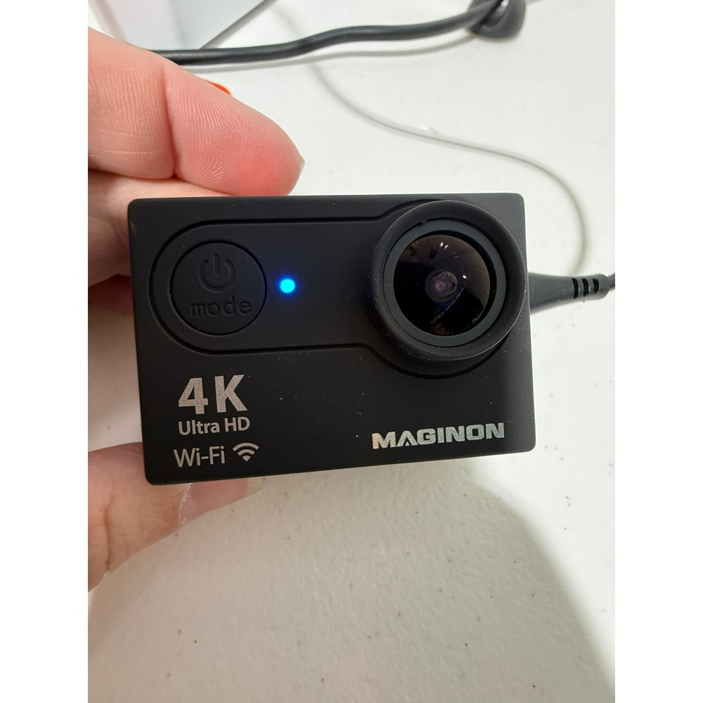 Maginon 4K Ultra HD‎ Wi-Fi Action Camera Black AC-800W Compact Sport Cam